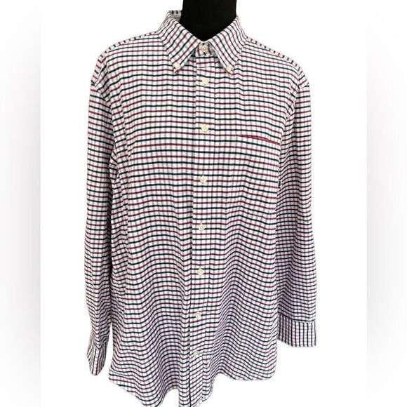 Charles Tyrwhitt Weekend Classic fit plaid flannel shirt, size Large - Picture 1 of 6